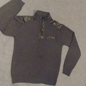 TRUE ROCK quarter zip sweater